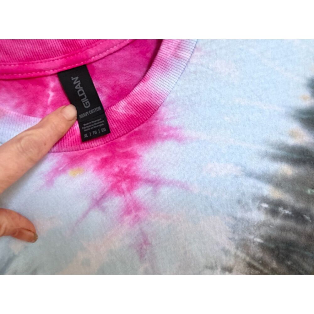 Men's XL handmade tie dye t-shirt - Picture 3 of 4